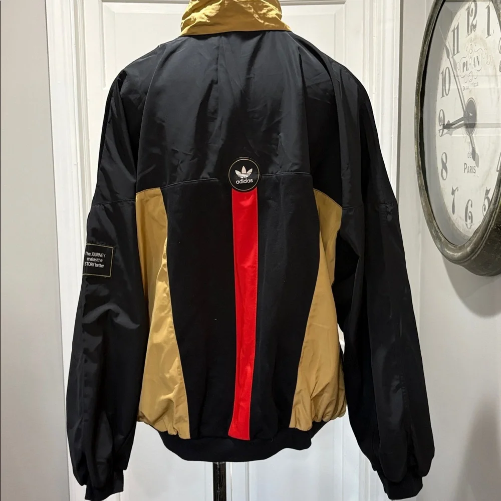 Adidas X Midwest Kids size large black, gold, and red track jacket - Picture 9 of 13